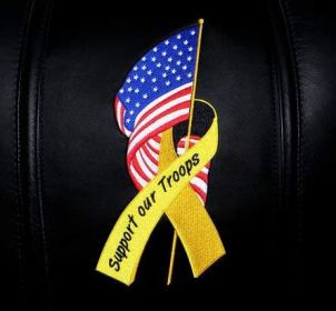 Support Our Troops Logo Panel (Logo Panel Size: 24" Panel for Xpression Gaming Chair Only)